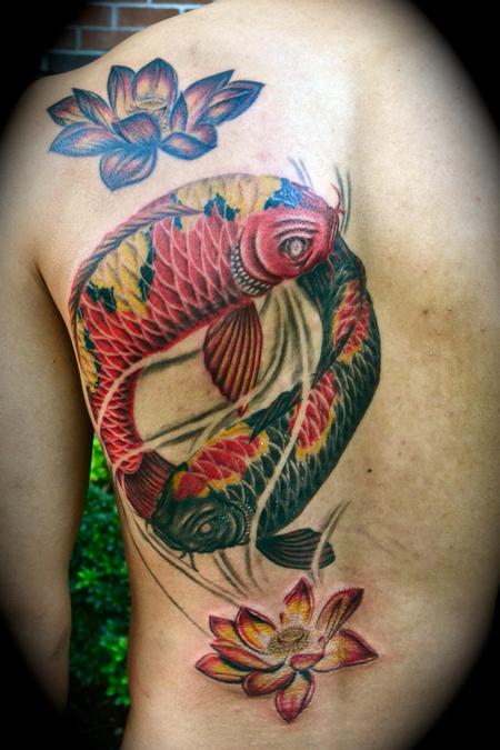 Ryan El Dugi Lewis - Yin Yang Koi and Lotus